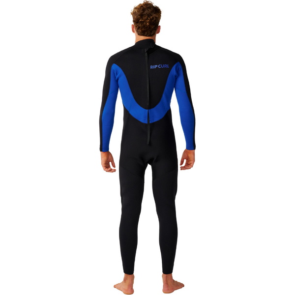 2026 Rip Curl Da Uomo Trad 3/2mm Back Zip Muta 18DMFS - Blue